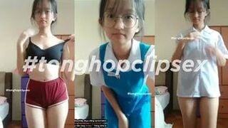 Híp râm bé học sinh ngây thơ con nhà lành